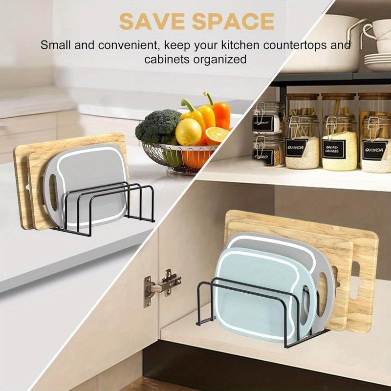 Kitchen Cabinet Baking Sheet Organizer - 1 pièce Organisateur de planches à
