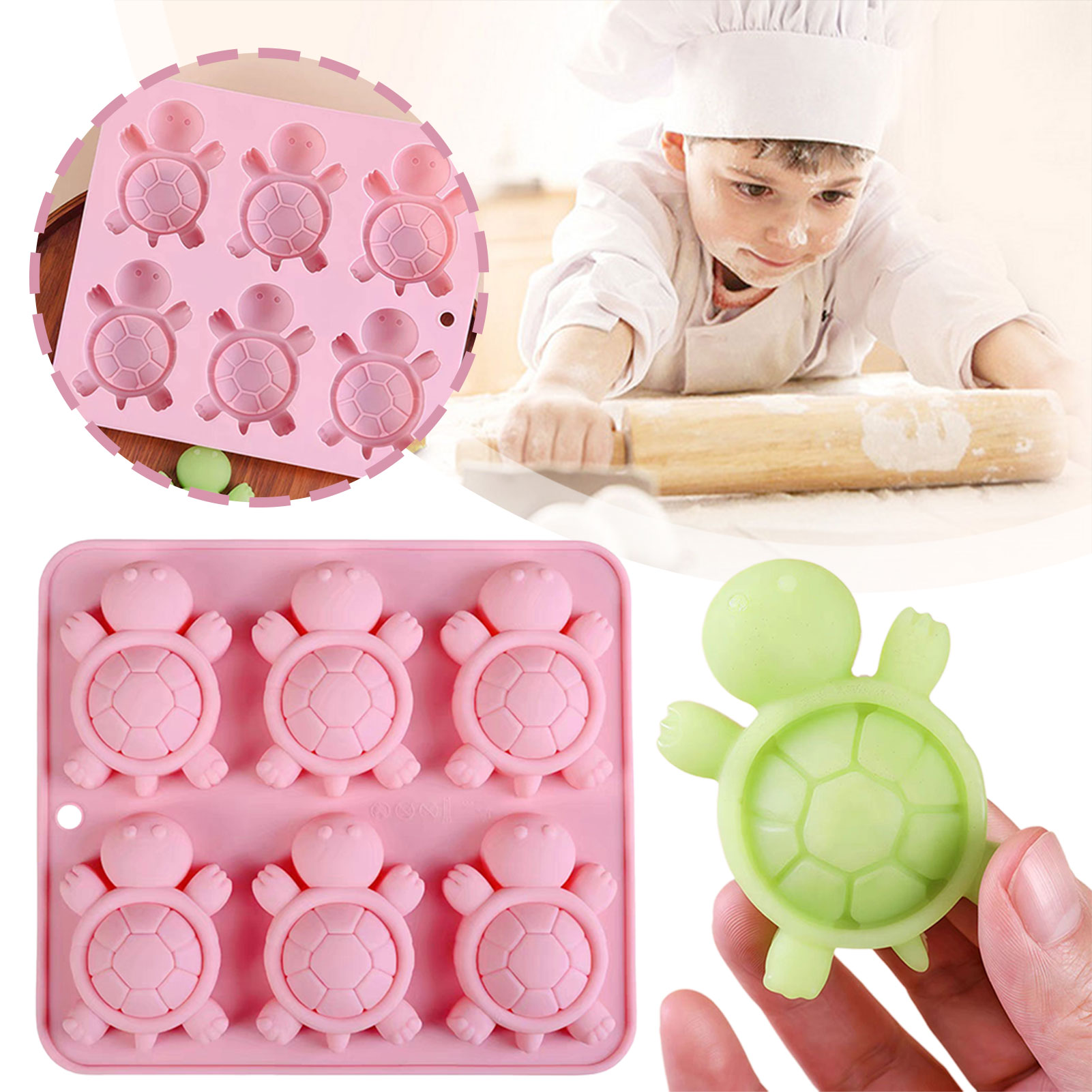 Kitchen Baking Tray - Turtles Ice Tray 3D tortues Turtles