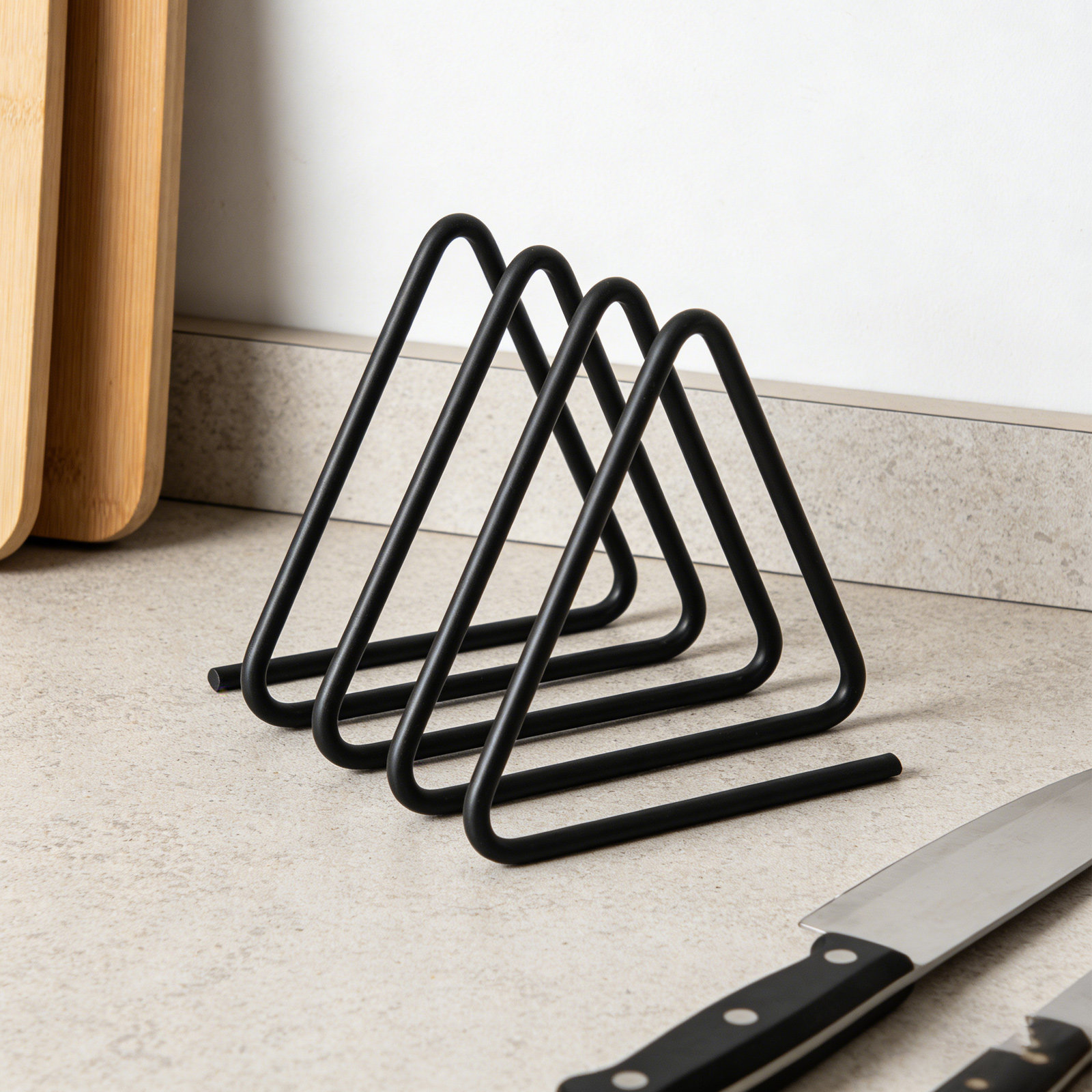 Baking In Kitchen - Support triangulaire pour planches à découper,