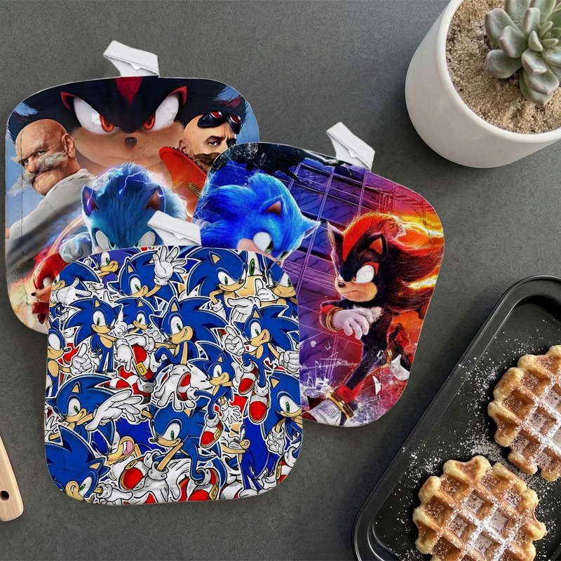 Kitchen Baking Table - Sonicsed dessin animé, maniques de cuisine