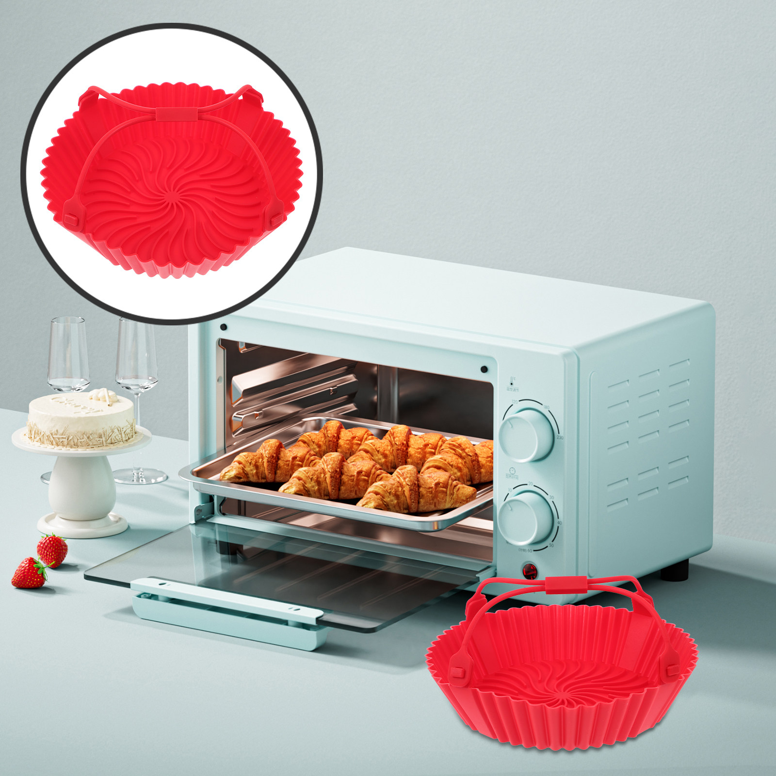 Kitchen Baking Tray - Plaque de cuisson en silicone résistante