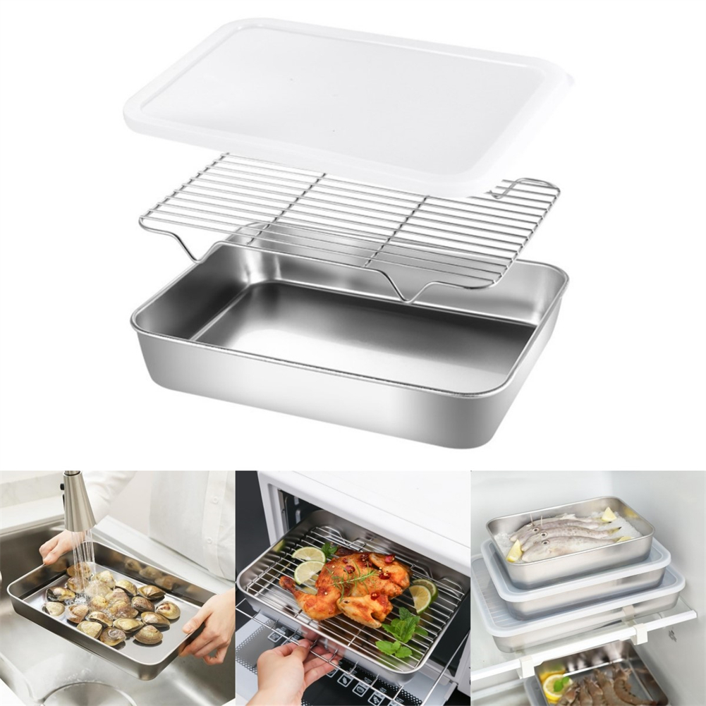 Kitchen Baking Tray Rack - Plateau de cuisson en acier inoxydable
