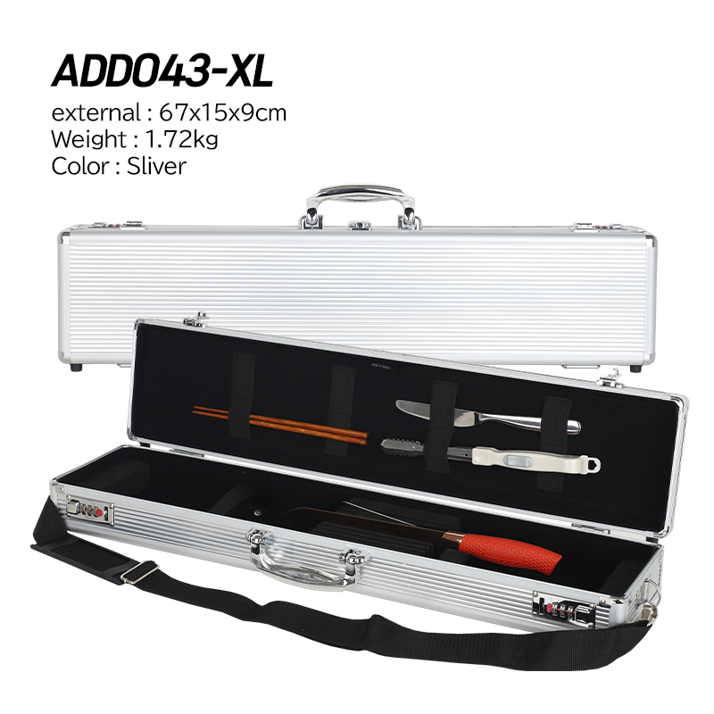 Cooking Chef Xl - ADD043-BLACK / SILVER-EXTRA LARGE 67x15x9cm Étui