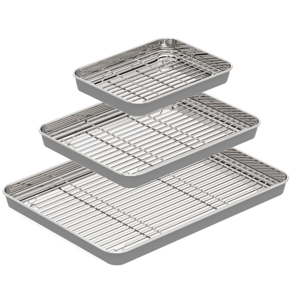 Kitchen Baking Tray Rack - Plaque de cuisson en acier inoxydable