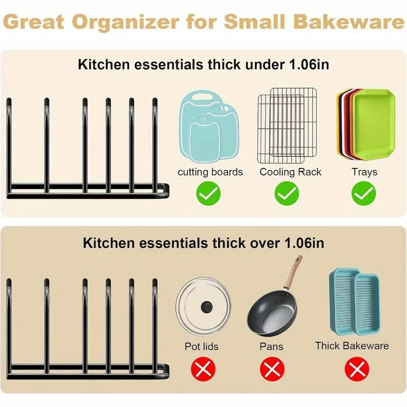1 pièce Organisateur de planch - Kitchen Cabinet Baking Sheet Organizer avis et prix