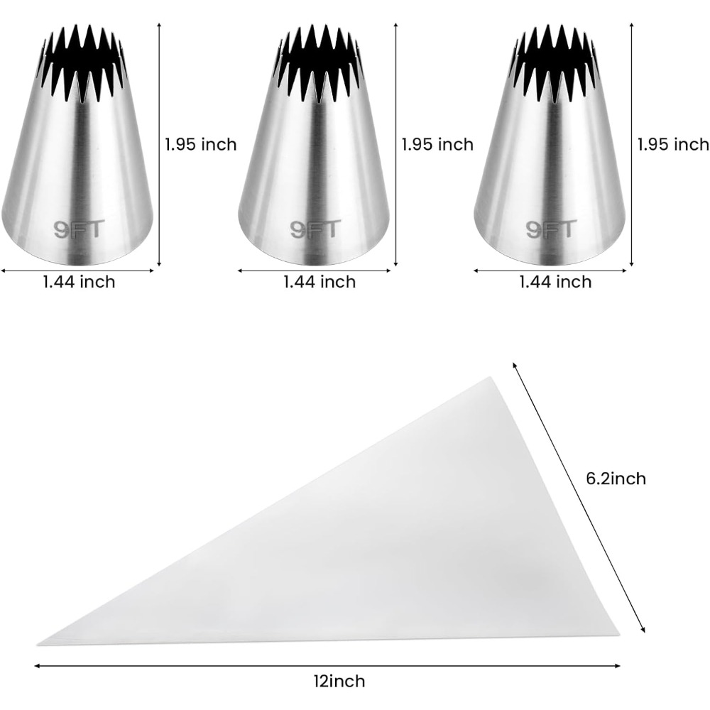 Ensemble de 3 sacs à douilles  - Piping Bag Disposable avis et prix