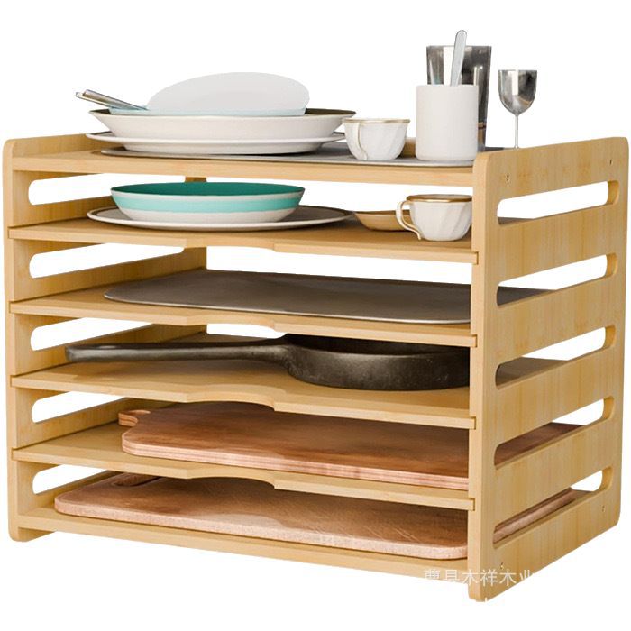 Étagère de rangement de cuisin - Kitchen Cabinet Baking Sheet Organizer avis et prix