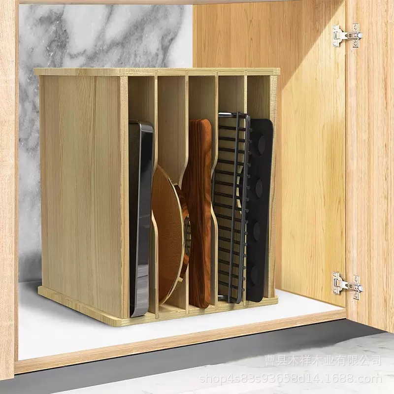 Étagère de rangement de cuisin - Kitchen Cabinet Baking Sheet Organizer avis et prix