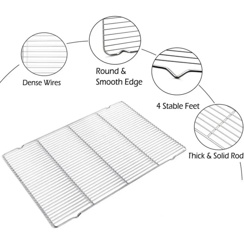 Ensemble de plateaux de cuisso - Kitchen Baking Tray Rack avis et prix