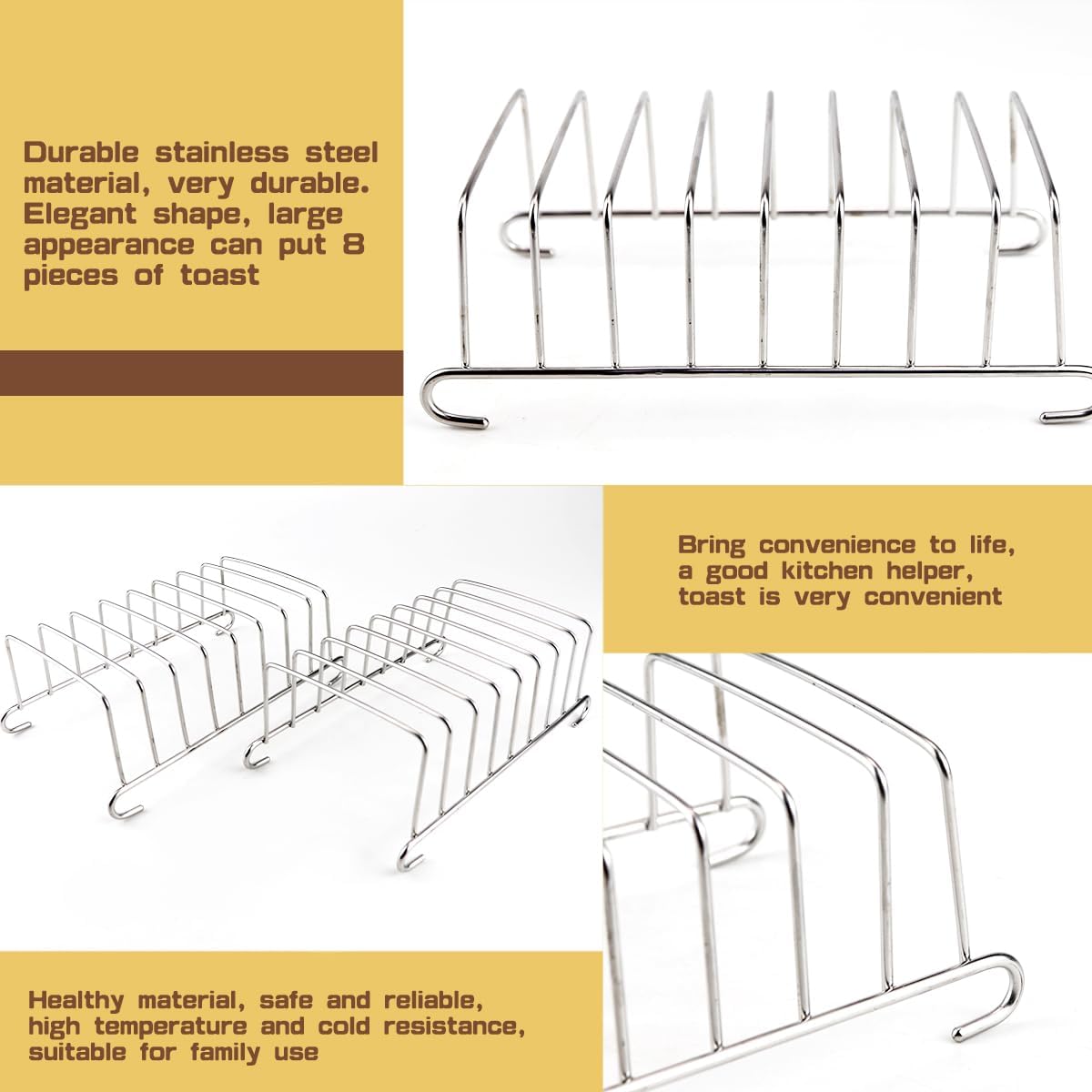 Support à pain grillé en acier - Kitchen Baking Tray Rack avis et prix
