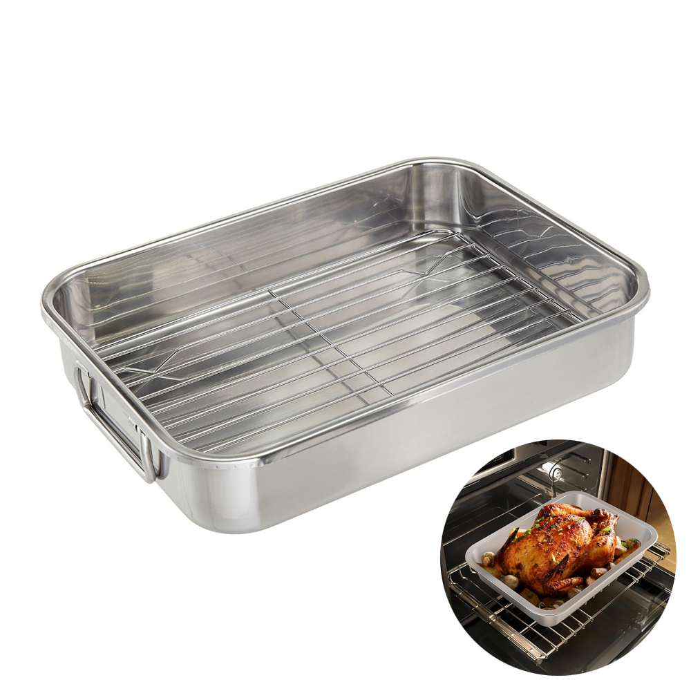 Ensemble de rôtissage en acier - Kitchen Baking Tray Rack avis et prix