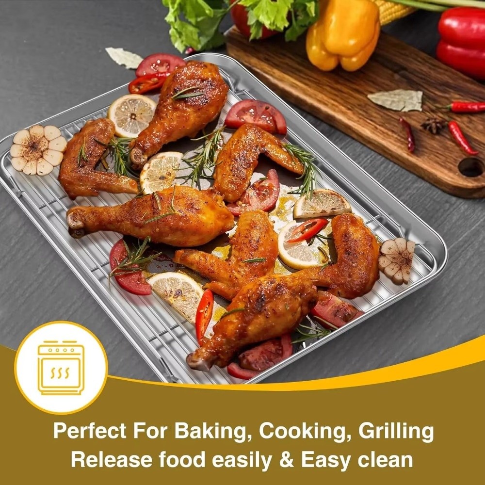 Nouveau plateau de cuisson en  - Kitchen Baking Tray Rack avis et prix